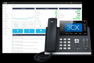 set up call center, voip sip trunk, 3cx, twilio, asterisk, auto dialer, IVR, api