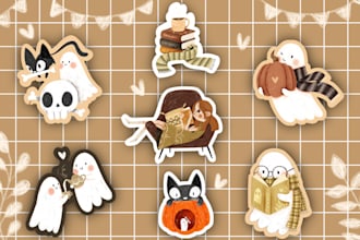 design cute custom stickers
