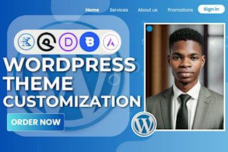 design kadence, generatepress, astra pro, avada, divi website from scratch