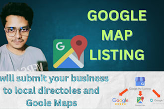 submit your business to google maps and local listings