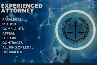 draft and review your contracts complaints legal motions