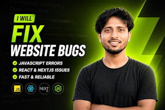 fix website bugs, javascript errors, and react nextjs issues