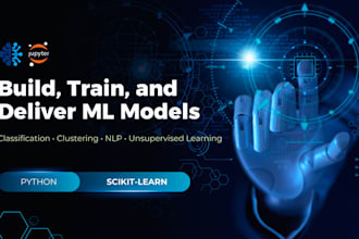 build and train machine learning models with python