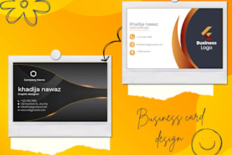 design a custom business card within 24 hours