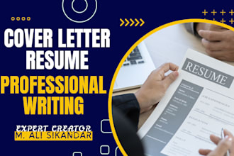 do expert resume and cover letter writing service for job success