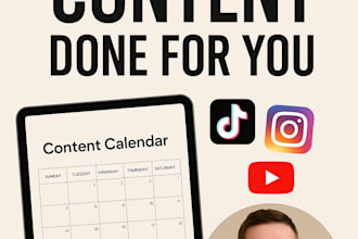 create a 30day social media content calendar for your brand