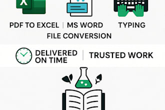 do accurate data entry in excel or word