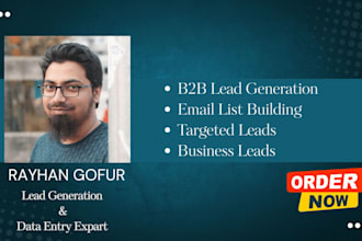 provide targeted b2b lead generation with verified emails