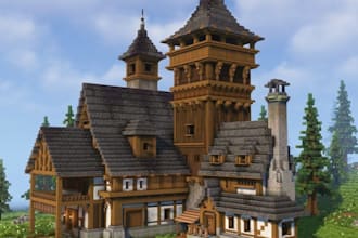 create all types of custom minecraft builds to match your vision exactly