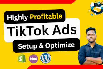 create and manage profitable tiktok ad campaigns for ecommerce brands
