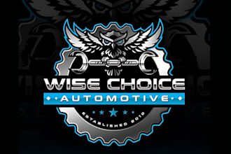 do unique automotive, car detailing, car wash and auto repair logo design