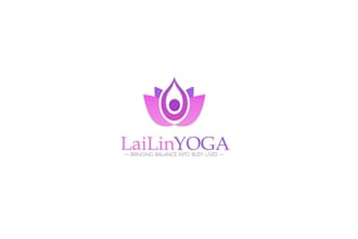 do modern yoga or minimal logo design