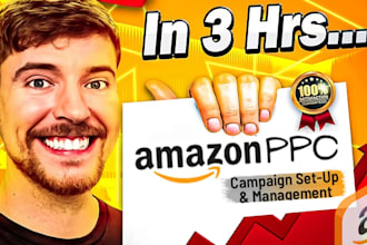 setup, optimize and manage your amazon PPC campaigns and advertising ads