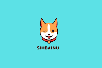 make modern dog logo design