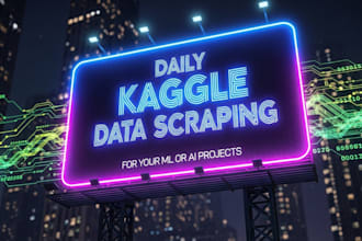 provide daily kaggle data scraping for your ml or ai project