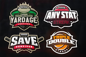 design baseball, football, basketball, soccer, hockey and any sports logo