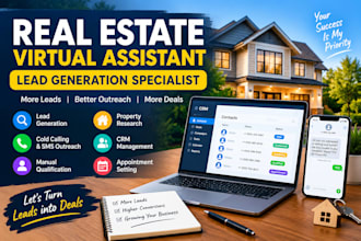 be your real estate virtual assistant for lead generation