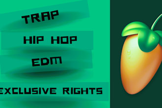 make industry quality trap or hip hop beat for you