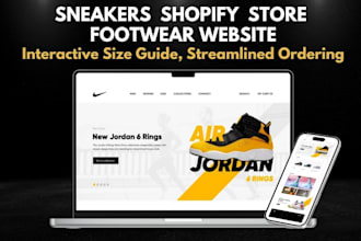 create sneakers shopify store customized sneakers store shoe footwear website