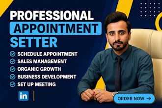 linkedin marketing manager and appointment setter and  lead generation