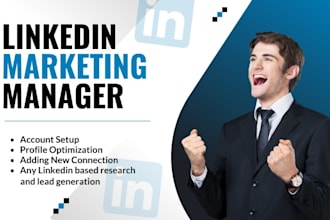 be your linkedin sales manager and b2b appointment setter