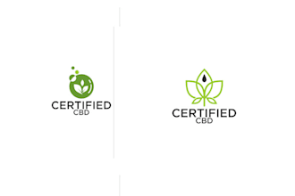 make modern mascot or cbd label logo design
