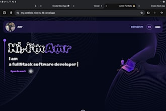 create a modern portfolio which highlights your skills