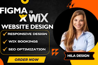 design, clone figma to wix website, landing page, or redesign wix website