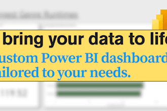 create a custom power bi dashboard to visualize your data insights