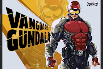 design original characters for you in marvel rivals style