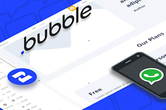 do bubble developer job, build bubble app, bubble io website for you
