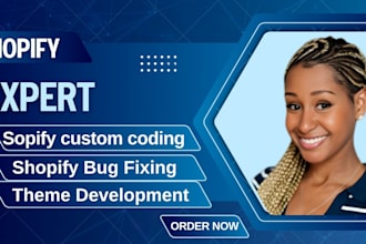 fix shopify custom coding shopify bug and custom theme development