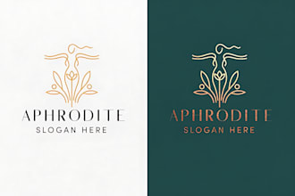 do outstanding monoline monogram outline logo any graphics design