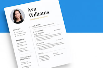 design proffesional and modern CV or resume that gets u hired fast
