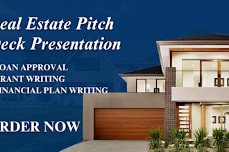 design investor ready pitch deck for a leed certified office building project