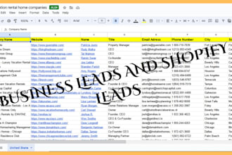 do b2b ecommerce shopify lead generation ecommerce store owner email scra