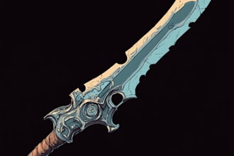 do 3d game ready weapon just like your references