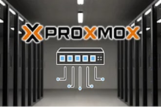 configure network and storage settings for your proxmox server