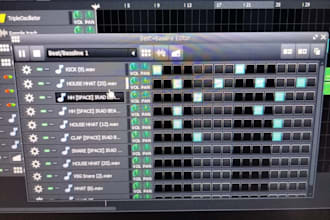 produce beats for rap, reggae, trap, boombap, ambiental