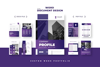 design , edit, format ms word document