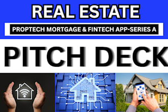 design pitch deck for an indian proptech mortgage fintech app business plan