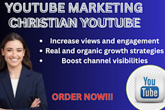 superfast organic christian youtube video promotion, video promotion