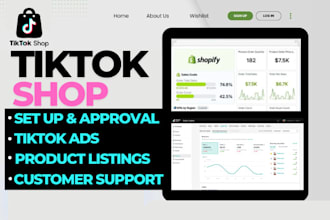set up tiktok shop for ecommerce business marketing shopify
