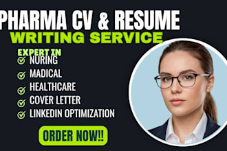 write a healthcare, nurse,medical resume and cover letter