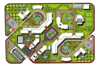 do site plan and title sheet with bmp, stormwater and landscape design
