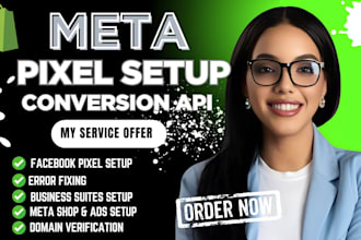 fix meta facebook pixel, meta business suite errors or setup meta pixel and ads