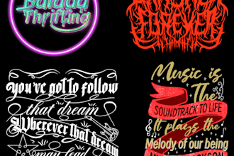 make typography costume freestyle