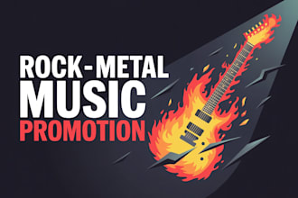 pitch your rock metal music promotion to 900 active playlist curators