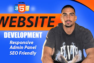 build a modern responsive website with admin panel