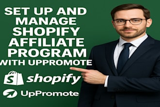 setup and manage shopify website affiliate program with uppromote